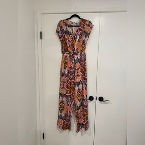 Emily Wonder Vibrant Print Jumpsuit | NWT | Size Small